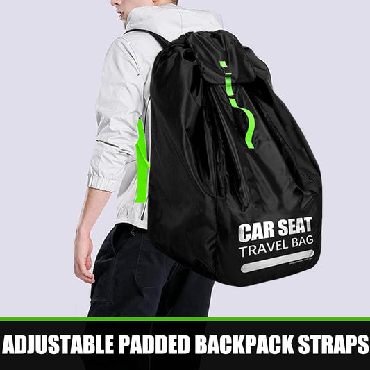 Car Seat Travel Bag for Airplane, Padded Strap Car Seat Bags for Air Travel