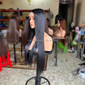 Wholesale Bone Straight Raw Natural Hair Glueless Wigs for Black Women Ready to Ship Product Vietnamese Human Hair Wigs Glueless