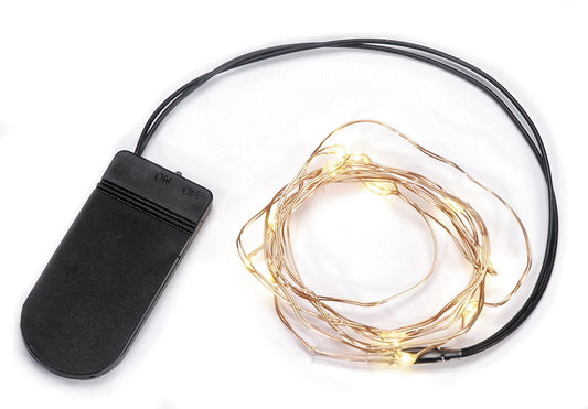 Moon Lights LED Silver Plated Copper Wire Warm Lights