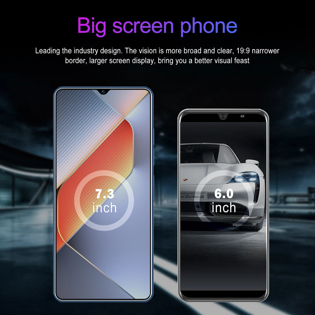 2025 New Version GT10 Pro Smartphones Deca Core 6.5inch 48+108mp Camera Android Mobile Phone Above 8000mah Nfc 65w Quick