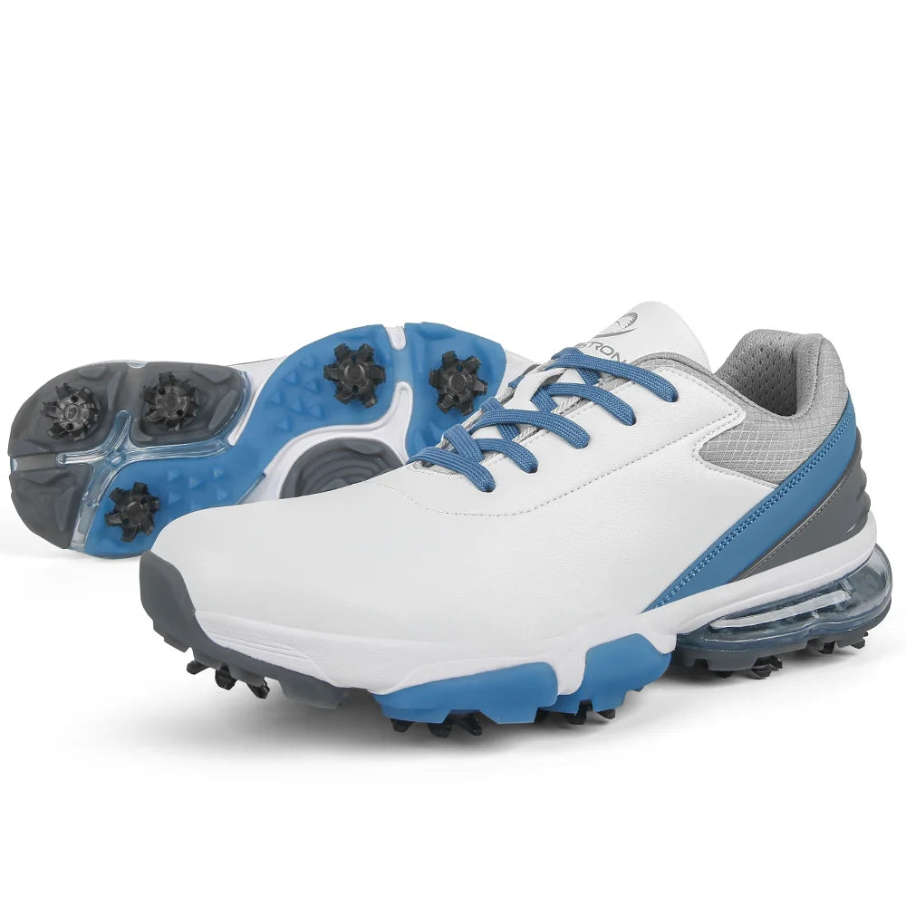 New High Quality Brand air Men's Golf Shoes Big US13 Training Outdoor Spikes Gripper Shoes for Cricket Hot Sale Factory Leather