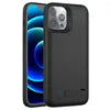 6000mAh Soft TPU With Kickstand Power Bank case for iPhone 12 Pro Max 13 Pro Max Charging Phone case