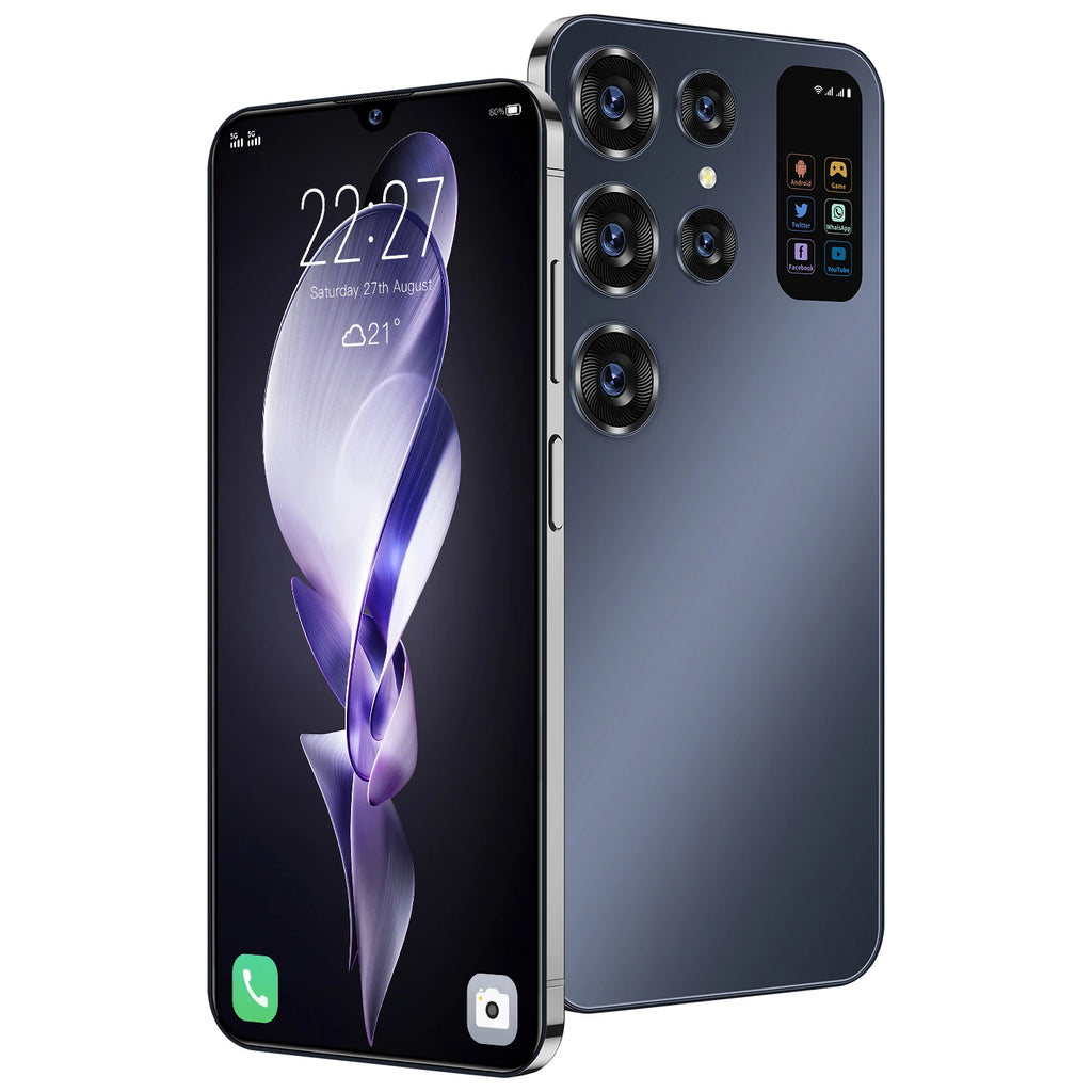 Hot Selling 5G S26 Ultra Smartphone 16GB+1TB High Quality 7 Inch Big Screen 108MP Rear HD Cheap Mobile Phone Telephone