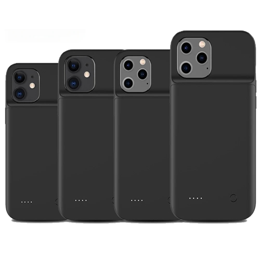 6800Mah Battery Charger Case for iphone 12 Mini 12 Pro 12 Max Pro Max Power Case Silicone Material Power Bank Case