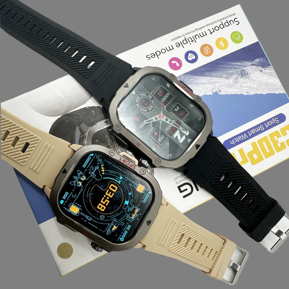 New Arrivals C30 Pro SmartWatch 1.83inch BT Call Sports Modes Large Battery IP67 Waterproof Men Watches PK C20 Smart Watch 9