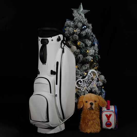 JBoss Golf Custom 1 Piece Professional Custom logo Golf Stand Bag 5 14 Divider Pu Leather Waterproof Golf Bags