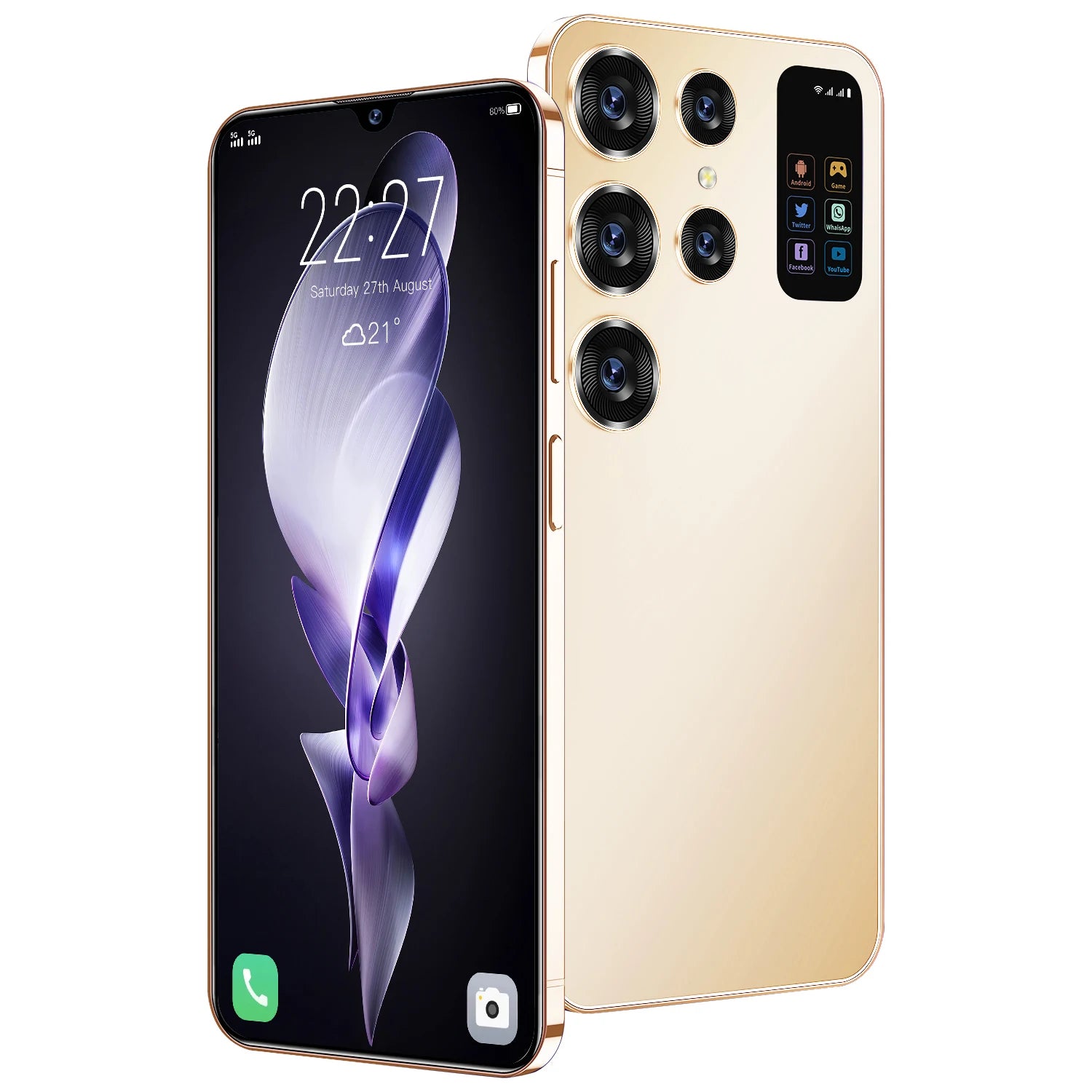 Hot Selling 5G S26 Ultra Smartphone 16GB+1TB High Quality 7 Inch Big Screen 108MP Rear HD Cheap Mobile Phone Telephone