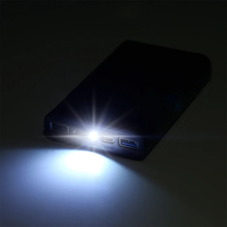 HAWEEL With 2x USB Output & Display DIY 4x 18650 Battery (Not Included) 12000mAh Dual-way QC Charger Power Bank Case Box