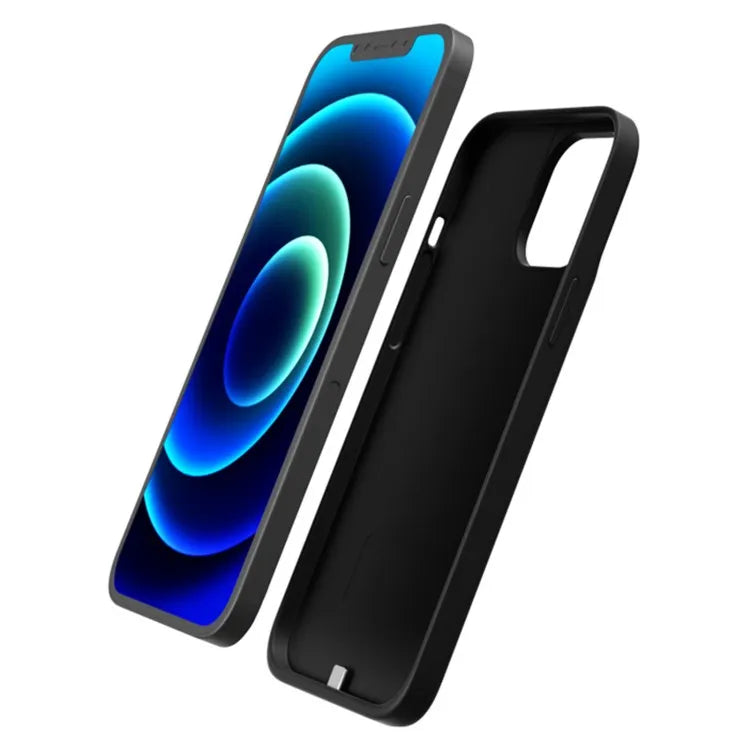 6000mAh Soft TPU With Kickstand Power Bank case for iPhone 12 Pro Max 13 Pro Max Charging Phone case