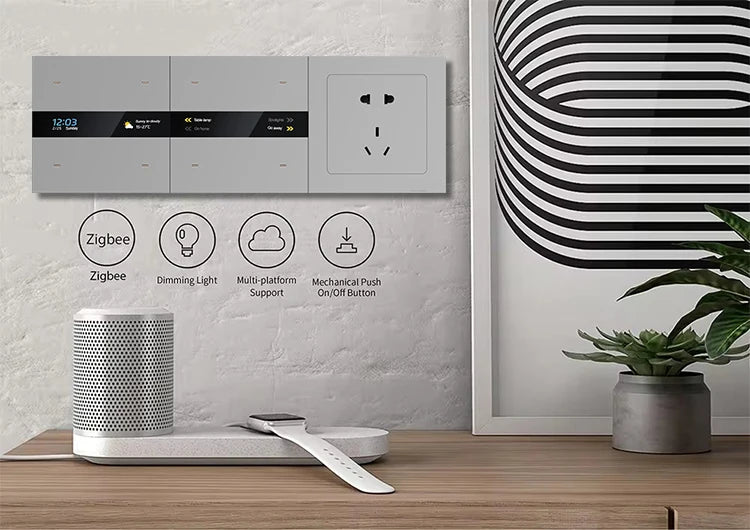 TuoAn Hot Sale Products Mobile APP Remote Control with Human Body Sensing TUYA ZIGBEE Smart Switch Home Automation