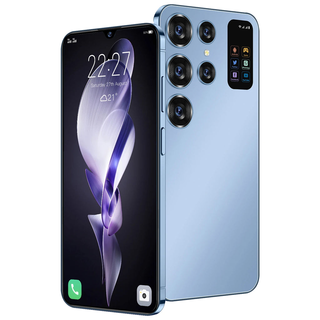 Hot Selling 5G S26 Ultra Smartphone 16GB+1TB High Quality 7 Inch Big Screen 108MP Rear HD Cheap Mobile Phone Telephone