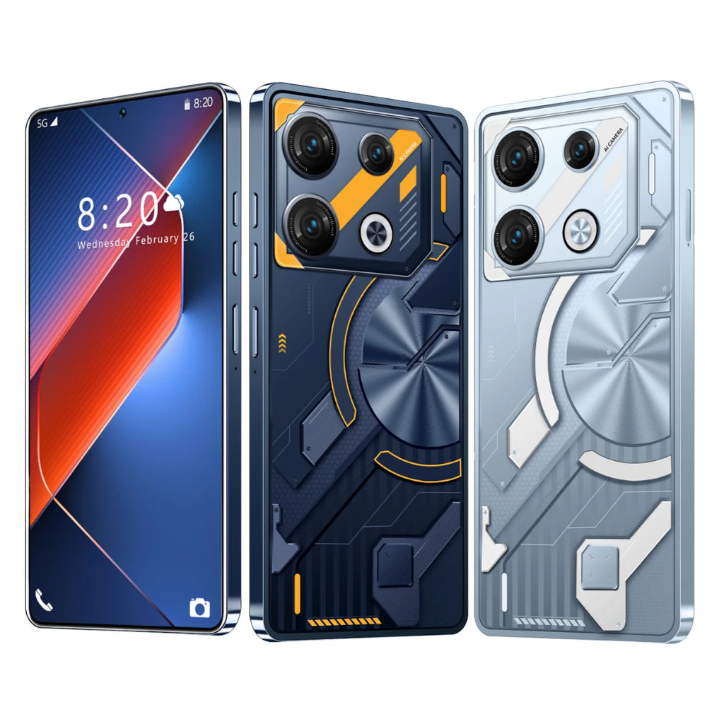 2025 New Version GT10 Pro Smartphones Deca Core 6.5inch 48+108mp Camera Android Mobile Phone Above 8000mah Nfc 65w Quick