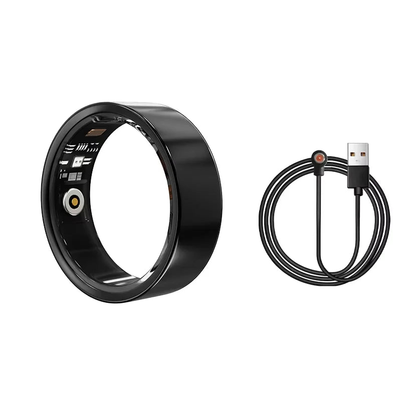 Best Smart Health Ring Sport Sleep Monitoring HR BP IP68 Waterproof Fitness Tracker Wearables Smart Ring for Men Women