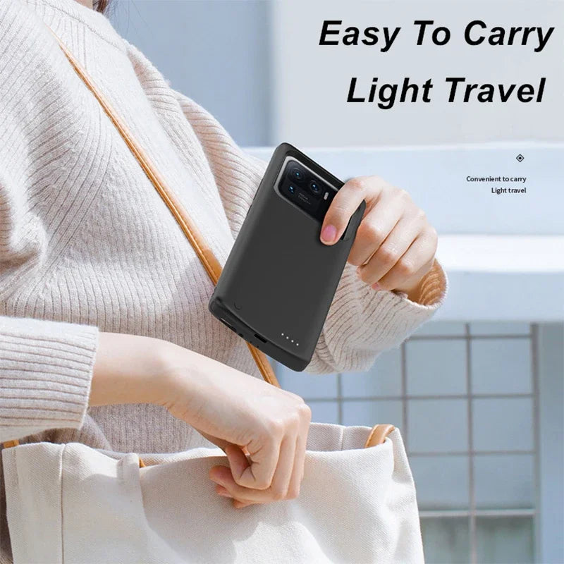6800Mah Fashion Battery Case for Xiaomi Mi 11 Ultra Cover Mi 11 Pro Mi11 Lite Battery Charger Case Power Bank for Xiaomi Mi 11