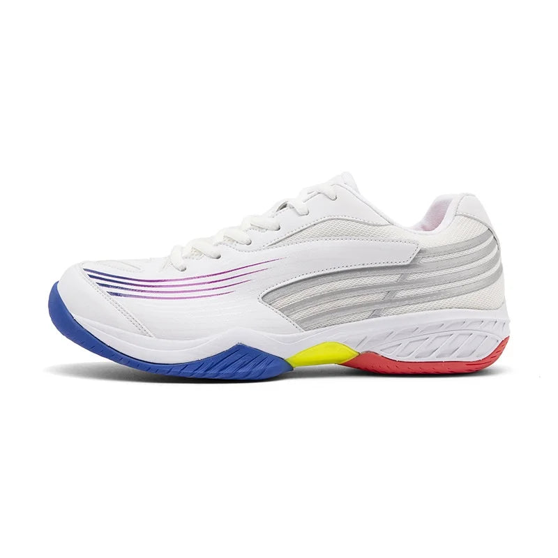 2025 New Cross-border Breathable Four Seasons Lace-up Badminton Pickleball Shoes Non-slip Beef Sole Mesh for Autumn Table Tennis