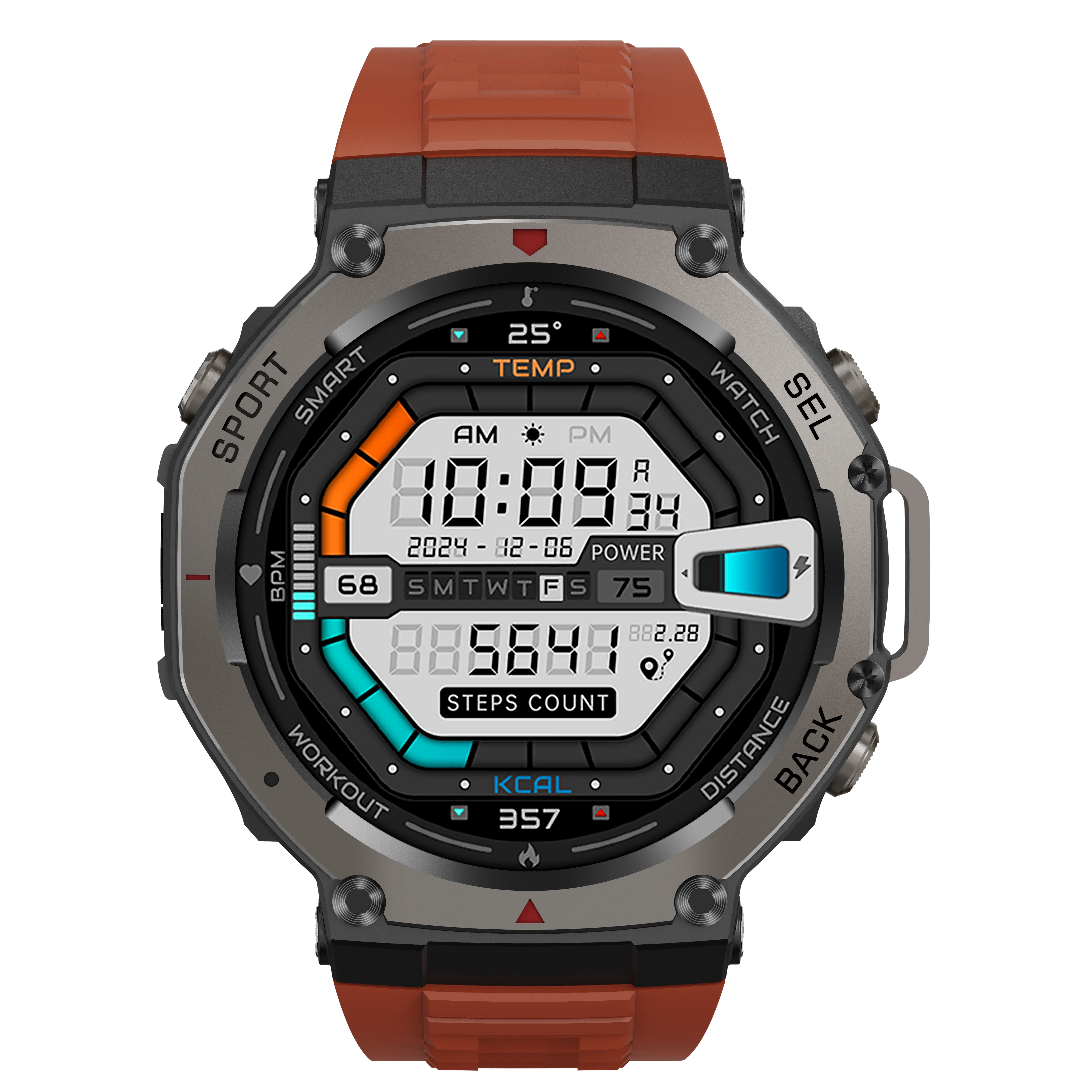 High-Precision GPS Smart Watch DM58 with AI Voice Assistant Long Battery Life NAVIC & QZSS Positioning 1.43" AMOLED Display