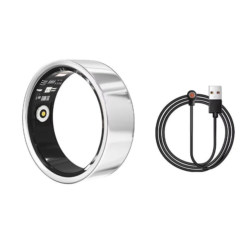 Best Smart Health Ring Sport Sleep Monitoring HR BP IP68 Waterproof Fitness Tracker Wearables Smart Ring for Men Women