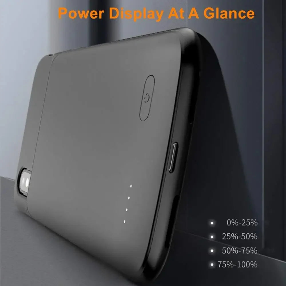 For iPhone XR Battery Case X XS XR XS Max Audio Output Soft Silicone Cover Charging Power Bank for iPhone XR Battery Case