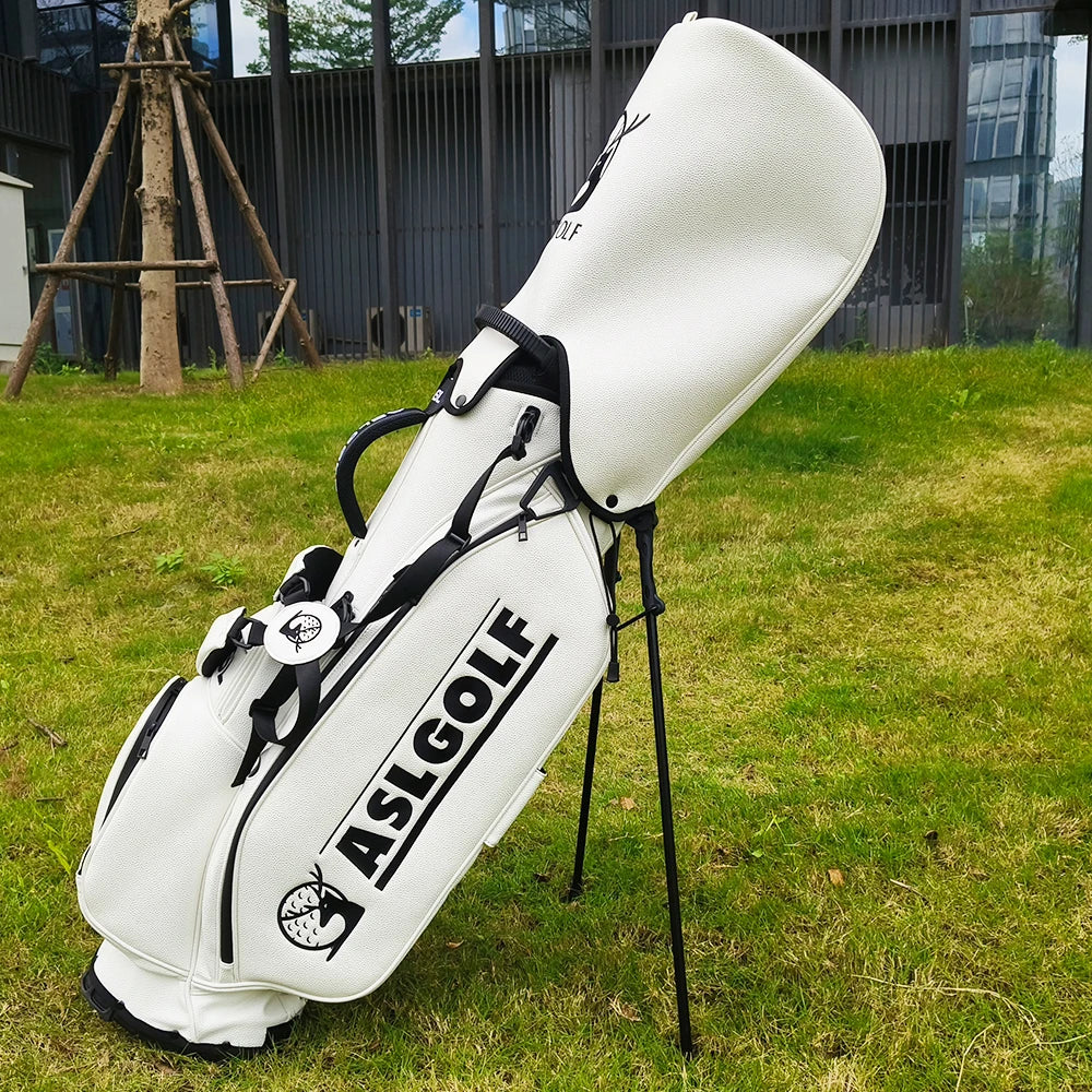 JBoss Golf Custom 1 Piece Professional Custom logo Golf Stand Bag 5 14 Divider Pu Leather Waterproof Golf Bags