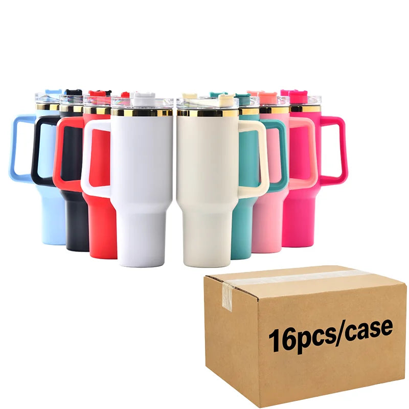 Us Warehouse 40 OZ Sparkle Rhinestone insulated Drinkware Usa 40OZ Tumblers for Home Office Outdoor Daily Use