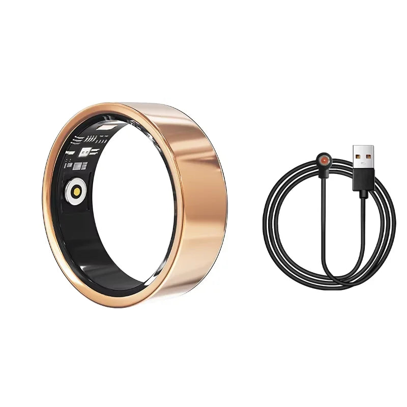 Best Smart Health Ring Sport Sleep Monitoring HR BP IP68 Waterproof Fitness Tracker Wearables Smart Ring for Men Women