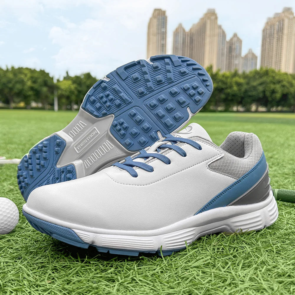 Customized Logo Golf Shoes,Waterproof and Spike Varieties with Customized Packaging Men Chaussures De Golf