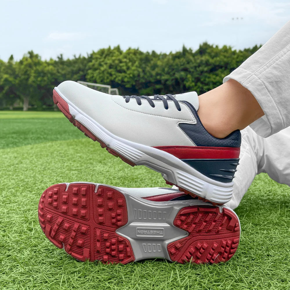 Customized Logo Golf Shoes,Waterproof and Spike Varieties with Customized Packaging Men Chaussures De Golf