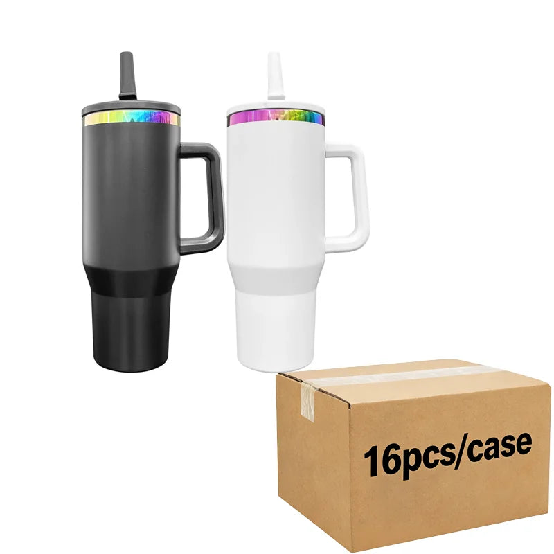 Us Warehouse 40 OZ Sparkle Rhinestone insulated Drinkware Usa 40OZ Tumblers for Home Office Outdoor Daily Use