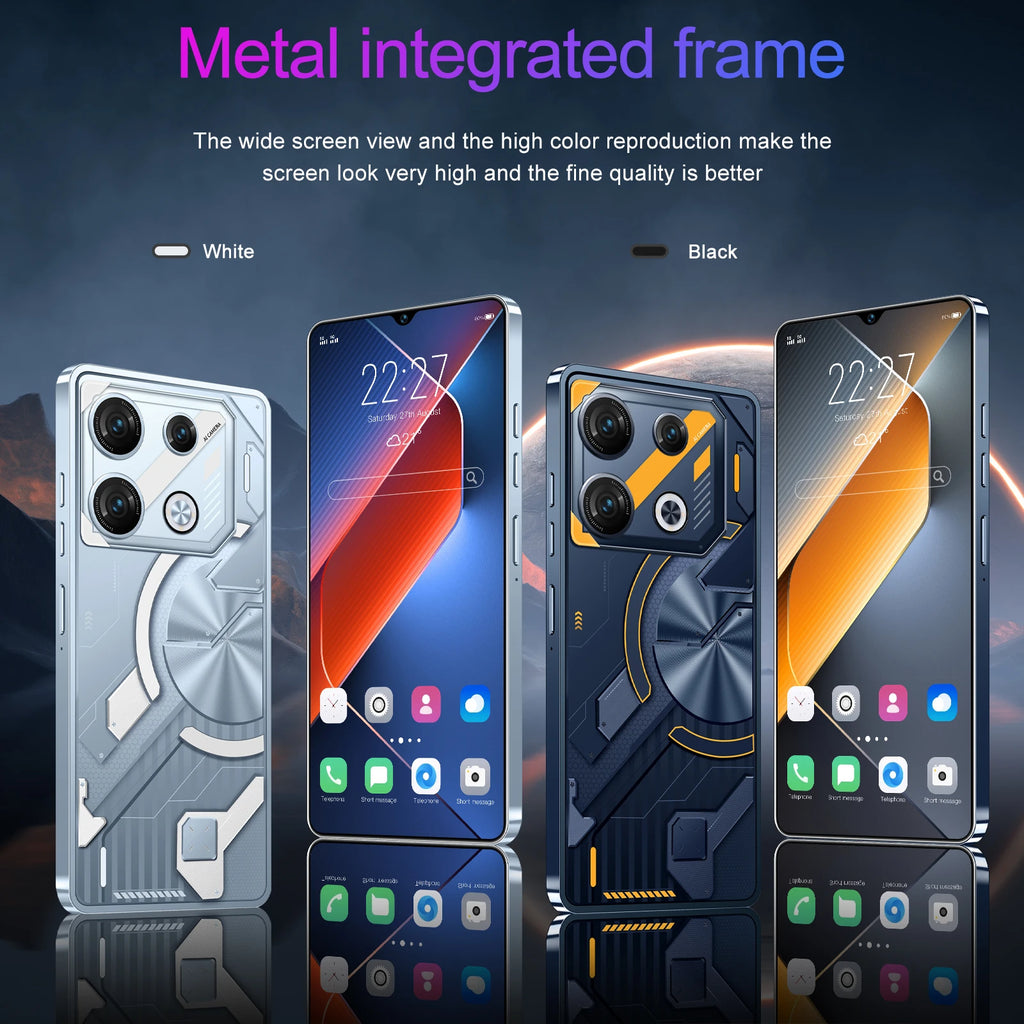 2025 New Version GT10 Pro Smartphones Deca Core 6.5inch 48+108mp Camera Android Mobile Phone Above 8000mah Nfc 65w Quick