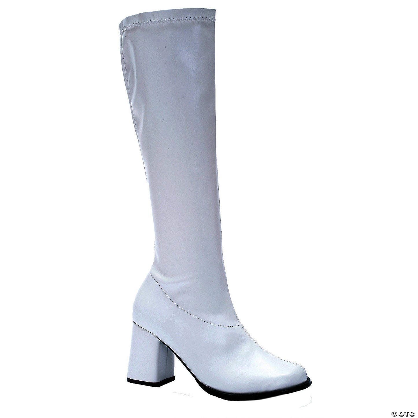 White gogo boot-size 8