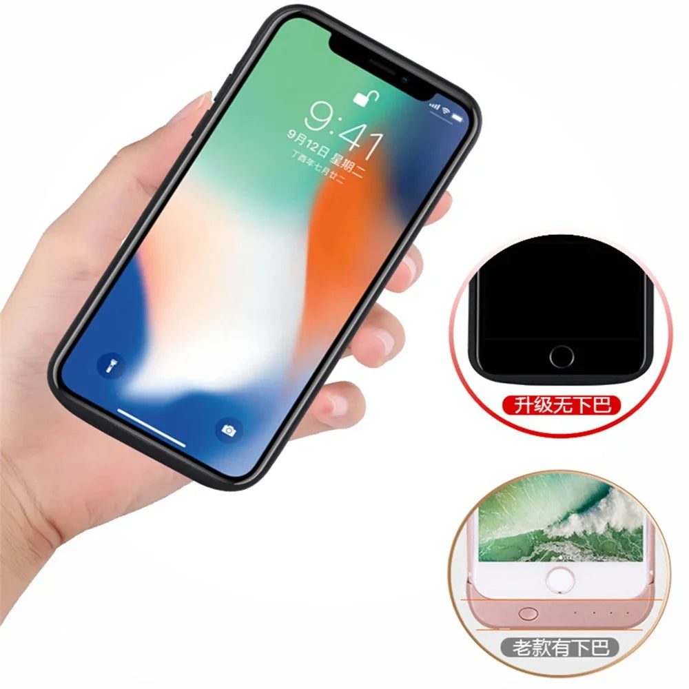 10000MAH Power Bank Case for iphone X Battery Case XS Smart IphoneX Phone Cases Cover Power Bank