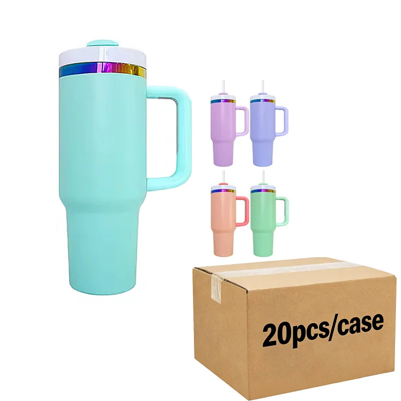 Us Warehouse 40 OZ Sparkle Rhinestone insulated Drinkware Usa 40OZ Tumblers for Home Office Outdoor Daily Use