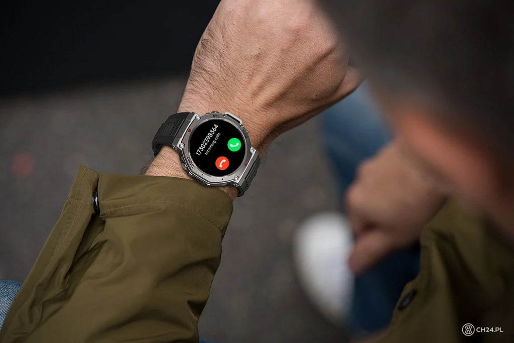 DM58 GPS Watch for Men Smart Watch 1.43inch AMOLED 5ATM Waterproof 400mAh Blood Oxygen Mood Sleep Monitoring Wearable Device