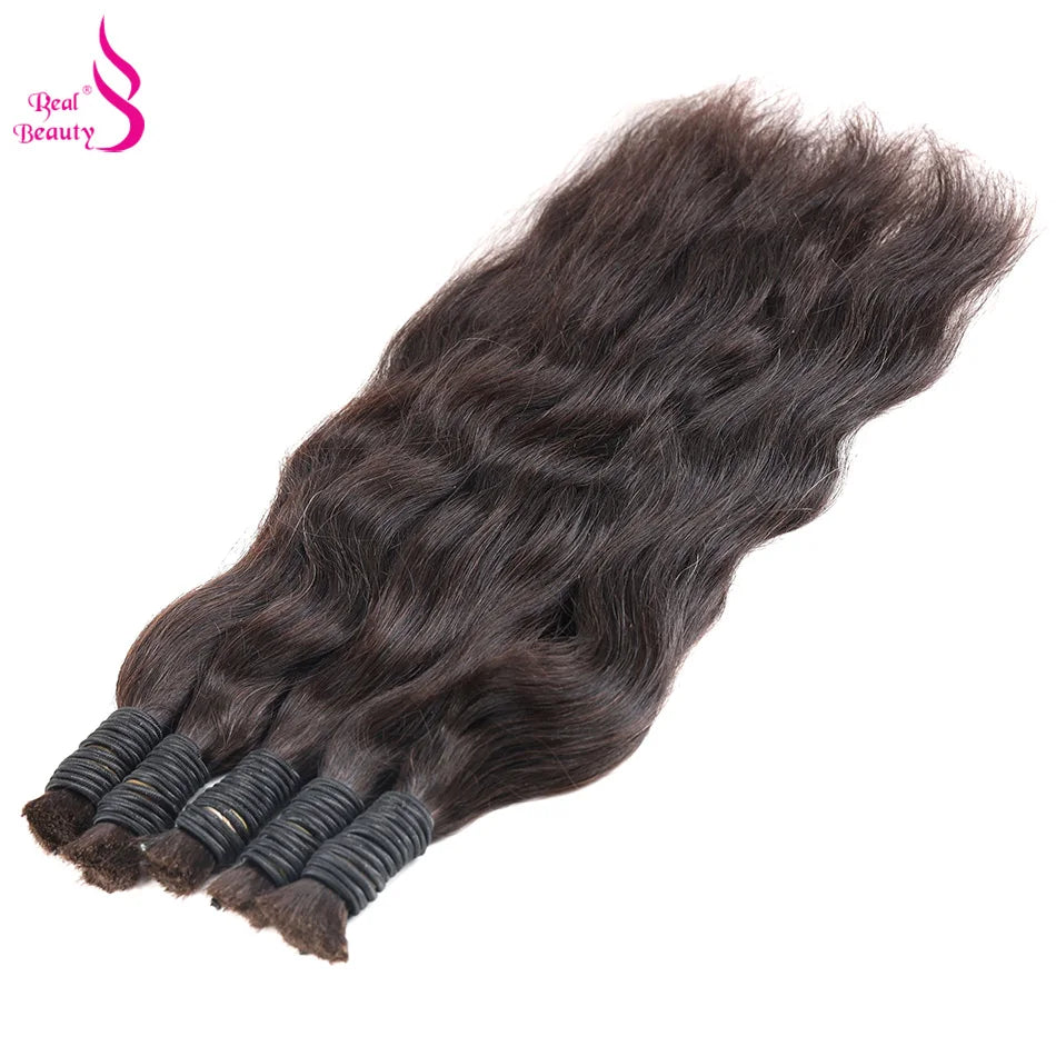 Human Braiding Hair No Weft Bulk Hair Bundles 100% Vietnam Virgin Human Hair 50g 100g Natural Straight Black Brown 45-70cm