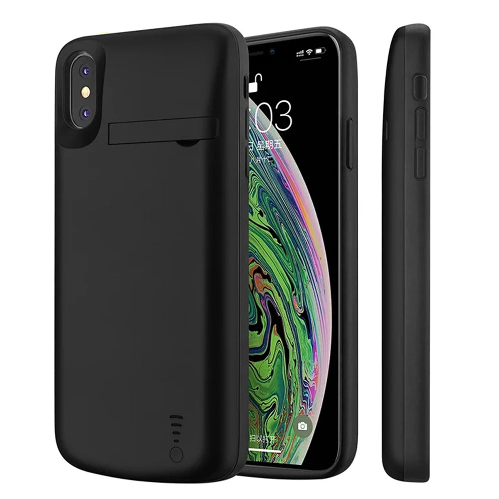10000MAH Power Bank Case for iphone X Battery Case XS Smart IphoneX Phone Cases Cover Power Bank