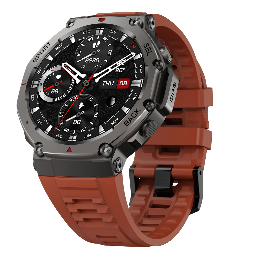 High-Precision GPS Smart Watch DM58 with AI Voice Assistant Long Battery Life NAVIC & QZSS Positioning 1.43" AMOLED Display