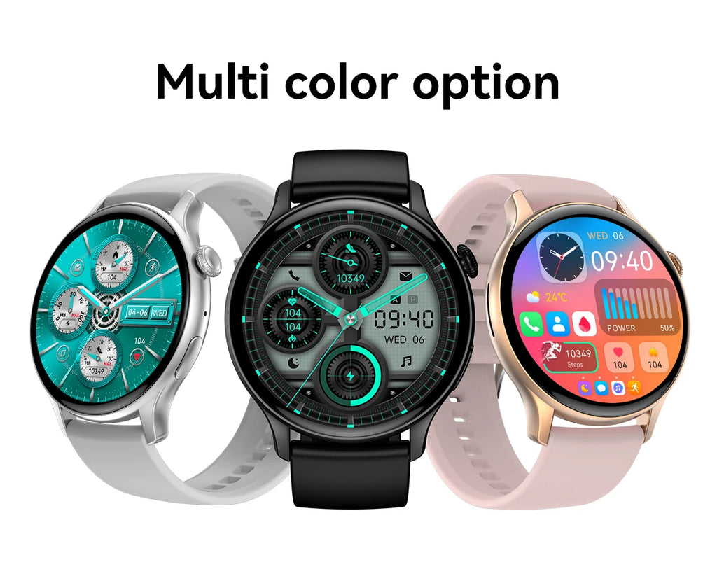 2024 HK85 Fashion Smart Watches 1.43 AMOLED Ultra HD Round Screen Support NFC BT Call AI Voice Contral for Smart Watch