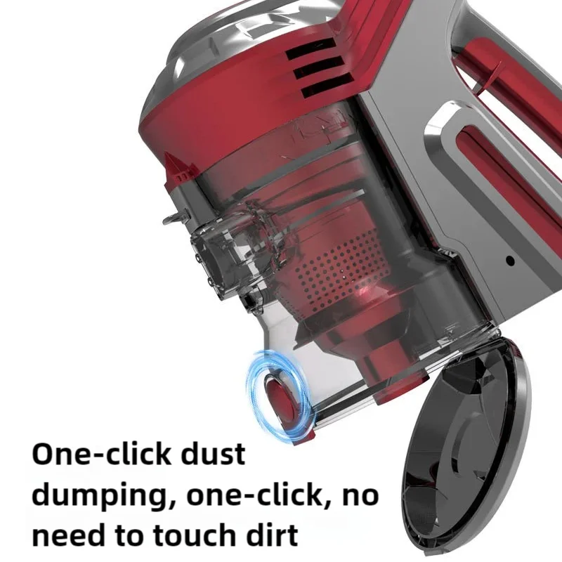 High-Power Wireless Handheld Vacuum Cleaner High-Suction Household Vertical Vacuum Mite Removal Brush Dust Removal Integrated