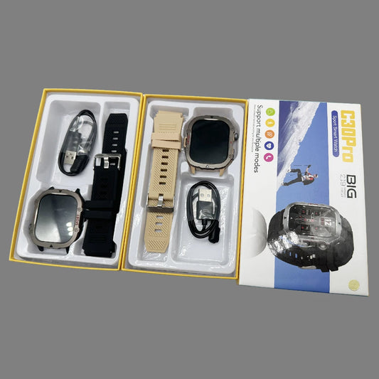 New Arrivals C30 Pro SmartWatch 1.83inch BT Call Sports Modes Large Battery IP67 Waterproof Men Watches PK C20 Smart Watch 9