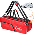 Professional Tennis Bag 6 Rackets  with Shoes Compartment for Men Women Racquetball Racket Pickleball Paddle Portable Tennis Bag