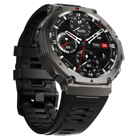 High-Precision GPS Smart Watch DM58 with AI Voice Assistant Long Battery Life NAVIC & QZSS Positioning 1.43" AMOLED Display