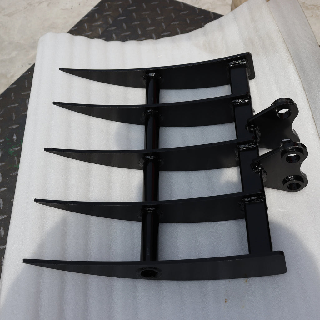 Mini Digger Excavator Attachments Excavator Rake for Sale