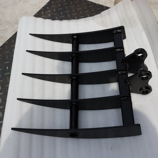 Mini Digger Excavator Attachments Excavator Rake for Sale