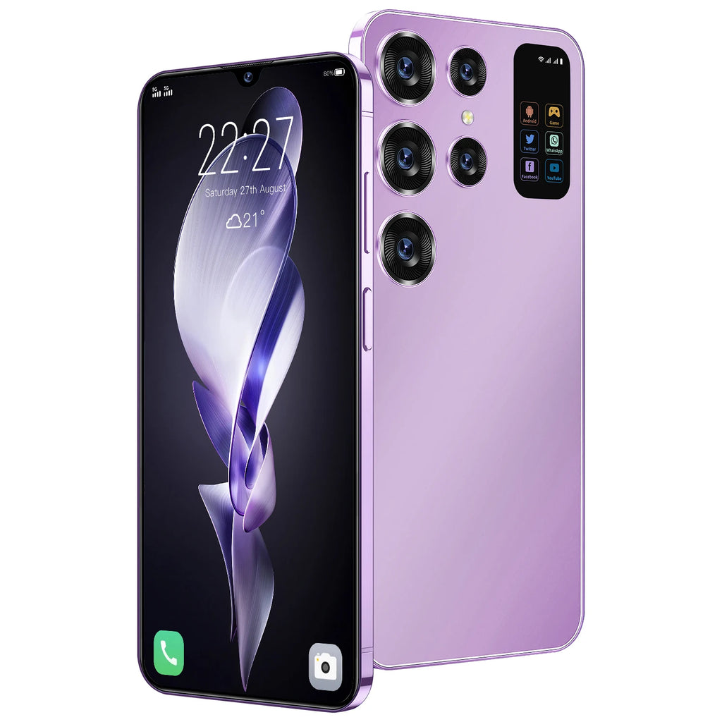 Hot Selling 5G S26 Ultra Smartphone 16GB+1TB High Quality 7 Inch Big Screen 108MP Rear HD Cheap Mobile Phone Telephone