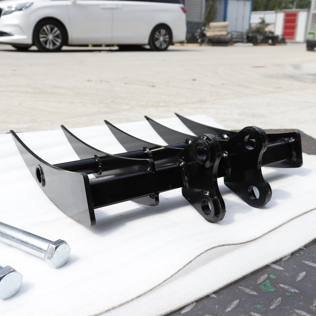Mini Digger Excavator Attachments Excavator Rake for Sale