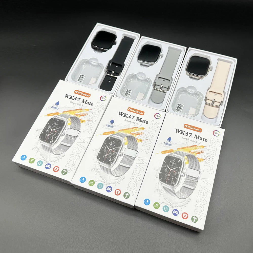 Best Seller WK37 Mate Smartwatch Fitness Really Waterproof Ip68 Android Smart Bracelet Reloj Inteligente Fashion Smart Watch