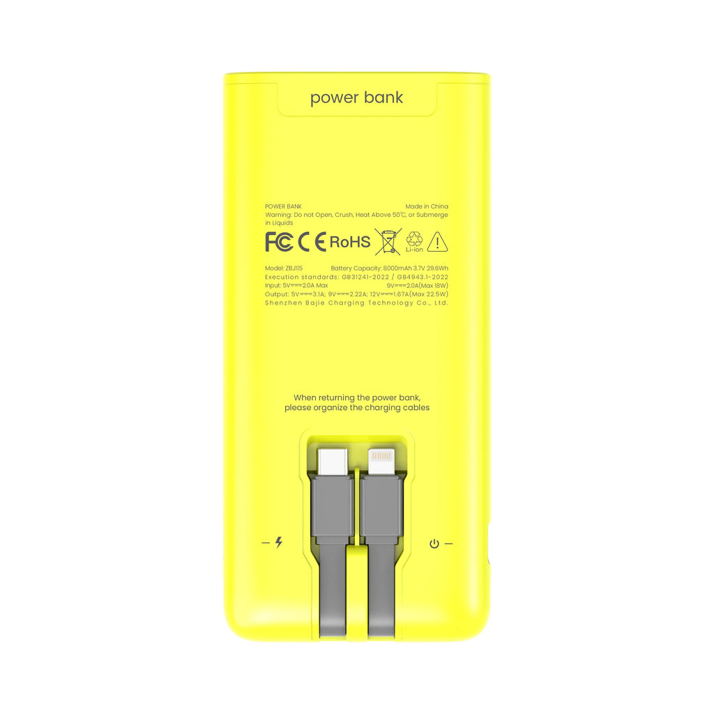 Mobile Sharing Power Bank 8000 MAh With Three Usb Wireless Power Bank Battery  Power Bank Battery