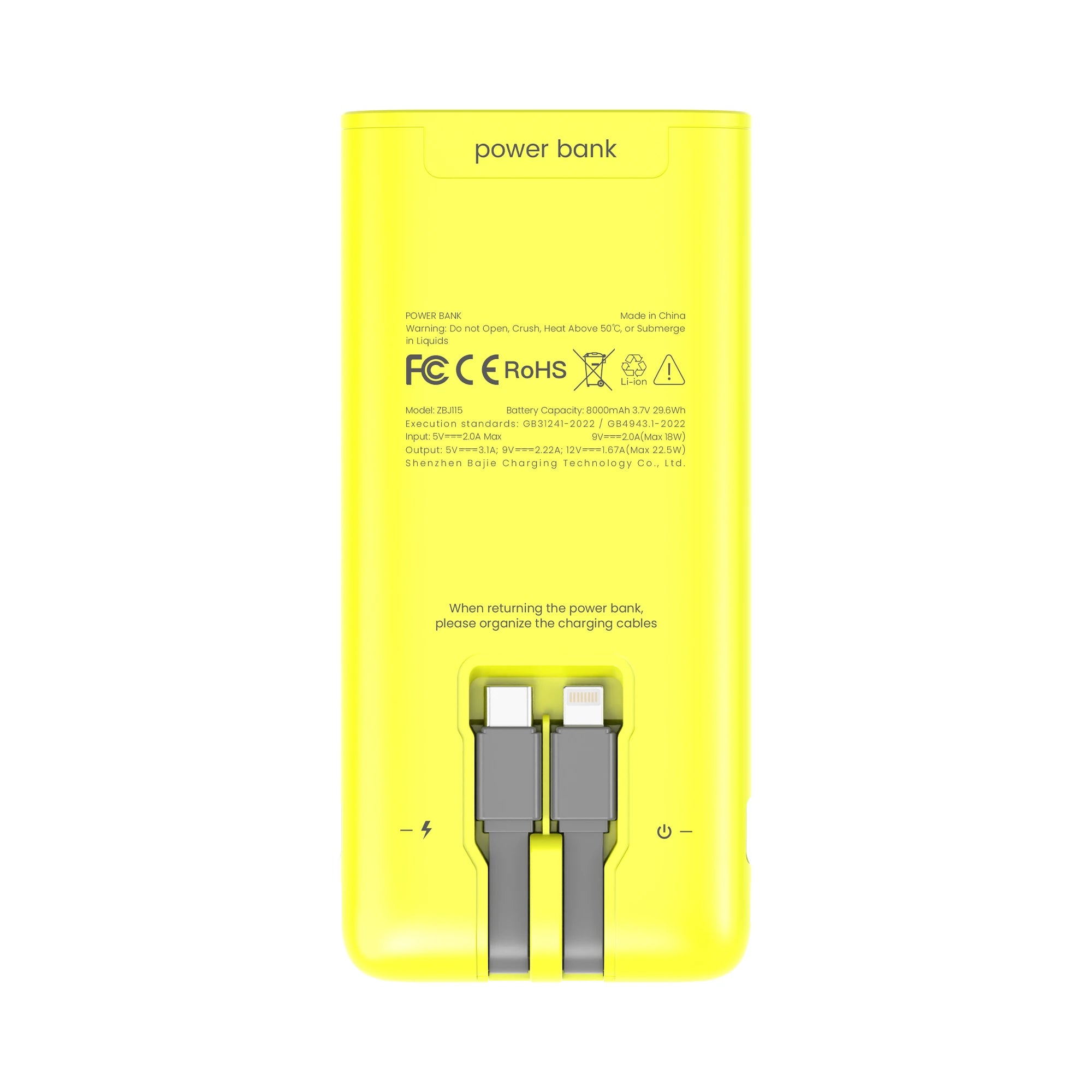 Mobile Sharing Power Bank 8000 MAh With Three Usb Wireless Power Bank Battery  Power Bank Battery