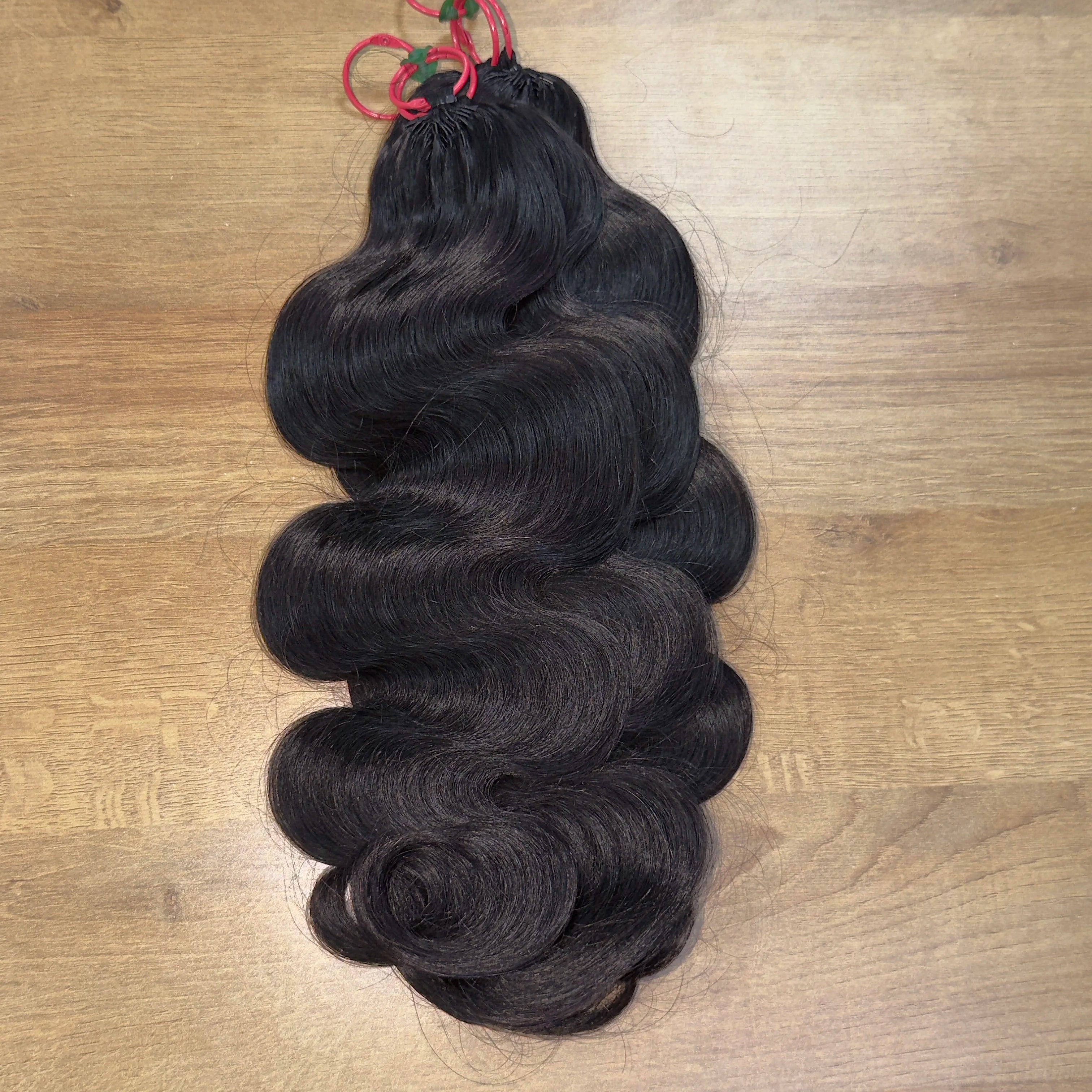 Wholesale Crochet Deep Wave Human Hair Extensions Pre Looped Italy Curly Crochet Braid Human Hair