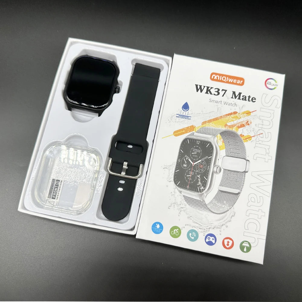 Best Seller WK37 Mate Smartwatch Fitness Really Waterproof Ip68 Android Smart Bracelet Reloj Inteligente Fashion Smart Watch